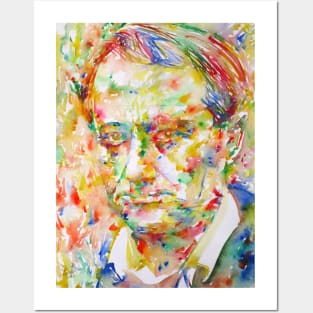 CHARLES BAUDELAIRE - watercolor portrait .3 Posters and Art